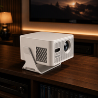 Proyector Junuo HY320MAX 1080P, 400 ANSI Lúmenes, Decodificación 8K, Android, Altavoces Integrados, Conexión a Internet, Enfoque Automático Completo, Keystone