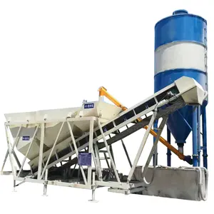 Movable Truck Mounted Concrete Batching Plant Portable Concrete Plant