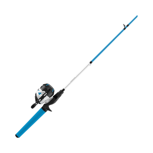 Chine Moulinet Spincast personnalisé 2 pièces <span class=keywords><strong>canne</strong></span> à pêche en fibre de verre Combo <span class=keywords><strong>6</strong></span> pieds Action rapide moyenne poignée ComfortGrip - Product Image 1