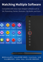 Tableta de Dibujo Digital sin Batería con 9 Teclas Programables I6 de 10x6 Pulgadas, Venta al por Mayor de Fábrica