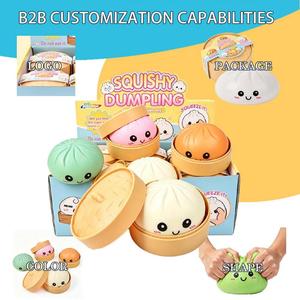 Juguetes Squishy Twistable Deformable Independent Single <b>Pack</b> Dumpling Squishy Children Group Interactive Playtime - Product Image 2