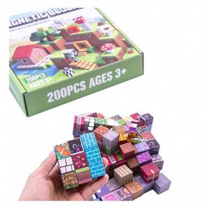 TOYSRUNNER Cubes de construction magnétiques certifiés sûrs ASTM CPC EN71 CE Jouets éducatifs sensoriels en plastique pour l'apprentissage des enfants - Product Image 3