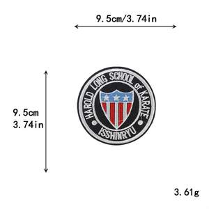 Parches Bordados Termoadhesivos <span class=keywords><strong>de</strong></span> Estilo Punk con Logotipo <span class=keywords><strong>de</strong></span> Banda <span class=keywords><strong>de</strong></span> <span class=keywords><strong>Rock</strong></span> en Inglés, Color Blanco y Negro, para Ropa, Bolsos y Gorras - Product Image 6