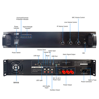 Amplificateur de tension réseau SIP professionnel compatible avec Asterisk Avaya 3CX, système PA 100V, amplificateur de sonorisation IP