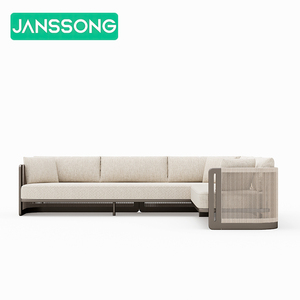 Hotel Garden Set Modern Aluminum Outdoor Furniture Villa Patio Furniture Set Luxury Outdoor <strong>Sofa</strong> Resort Garden <strong>Sofa</strong> <strong>Waterproof</strong> - Product Image 5