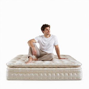 <span class=keywords><strong>Matelas</strong></span> de luxe artisanal en crin de cheval, 28 cm d'épaisseur, sans colle, fermeté moyenne, anti-acariens, antibactérien, pour hôtel et maison, garantie 3 ans - Product Image 6