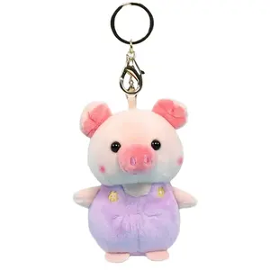 सुअर चाबी का गुच्छा पर्स हैंडबैग गौण कुंजी अंगूठी धारक खुशबू बैग फांसी सजावट मिनी नरम सुअर कस्टम आलीशान गुड़िया