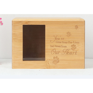 Wholesale Custom Wholesale Pet <b>Urns</b> Animal Funeral Supplies Wooden Caskets for Dogs - Product Image 6