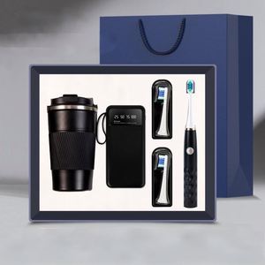 2026 Trending Premium Stainless Steel Coffee Cup Journal Power Bank & Electric Toothbrush <b>Gift</b> <b>Sets</b>-Online Wholesale Market - Product Image 1