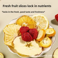 Kleurrijke Fruitthee Combinatie Gele Kristal 20 Gram Gevriesdroogde Citroen Passievrucht Sachet Zakjes Verpakking Groothandel
