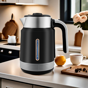 Alta qualità fabbrica capelli lisci 1,7l doppio punto in acciaio inox bollitore caldo casa Hotel ufficio - Product Image 3