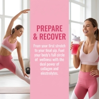 Hydratation sportive, énergie, 30 sachets, électrolytes marins, collagène osseux, vitamines, poudre d'électrolytes en sachets pour la récupération après l'entraînement