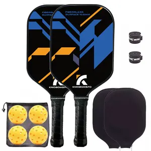 새로운 인기 OEM 부드러운 표면 유리 섬유 USAPA Pickleball 패들 세트 2 사용자 정의 및 사용 가능한 도매 Pickleball 패들