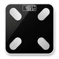 Analyseur de composition corporelle intelligent, précision 50g, capacité 180kg/400lb, avec application de suivi des données sans fil, compatible UKCA CE