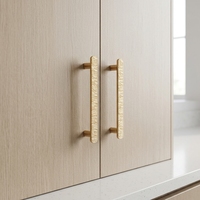 Pegangan Kabinet HammerLine Modern Elegan Desain Bergaris Stylish Pegangan Laci untuk Pegangan Furnitur Dapur Kamar Tidur Ruang Tamu
