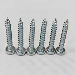 Tornillos para aglomerado M4.5 x 25mm, cabeza alomada, chapado simple, tornillo autorroscante para madera y aglomerado, acero al carbono C1022, Homn Reen - Product Image 6