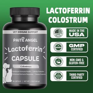 Cápsula de lactoferrina y calostro para gatos y perros, soporte de fórmula personalizada, protección contra enfermedades - Product Image 6