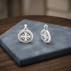 Medalla Cruz de San Benito en Plata 925 Religiosa - Product Image 3