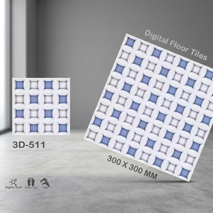 Glossy <b>Matt</b> Finished 30x30 12x12 Digital Sky Blue Printed Ceramic <b>Floor</b> Tiles for Commercial Buildings - Product Image 1