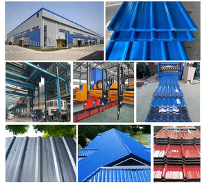 Roof Tile Prepainted <strong>Galvanized</strong> Corrugated <strong>4x8</strong> Long Span Color Coated <strong>22</strong> <strong>Gauge</strong> Corrugated Prepalnted Galvalume Roof <strong>Sheet</strong> - Product Image 5