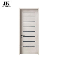 Porte composite en bois massif stratifié PVC MDF résistant aux intempéries JHK-PG40, porte de chambre d'hôtel, vente en gros