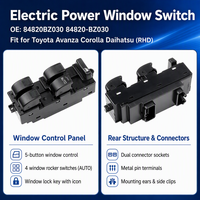 84820BZ030 84820-BZ030 Interrupteur de lève-vitre électrique côté droit RHD compatible avec Toyota Avanza Corolla Daihatsu