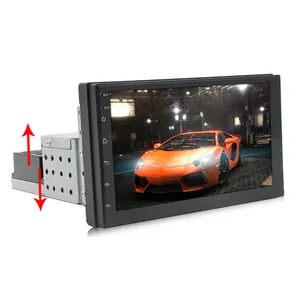 Máy Phát Nhạc Android MP5 1 Din 7 Inch, Đầu Phát Video DVD Trên Xe Hơi, Máy Ảnh Âm Thanh Nổi, Radio