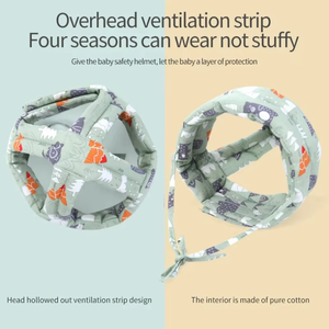 <span class=keywords><strong>Casque</strong></span> de sécurité pour bébé, chapeau protecteur de tête pour enfant en bas âge pour ramper et marcher, protège-tête anti-collision en coton doux pour nourrisson - Product Image 6