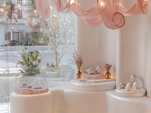 Custom Marble Salon Display Counter Luxury Service Counter Modern Shop Fitting Design to Production - Product Image 4