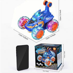 Coche RC Todoterreno con <span class=keywords><strong>Control</strong></span> Remoto de 2.4G, Rotación de 360 Grados, Camión Volquete de Acrobacias, Juguete de 5 Canales con Alcance de 50M, Listo para Usar - Product Image 5