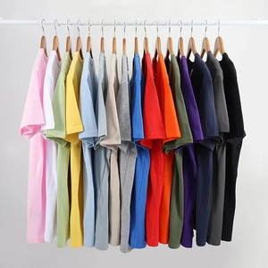 Yüksek kaliteli düz Tshirt baskı nakış özel boş % 100 pamuk erkekler T Shirt - Product Image 1