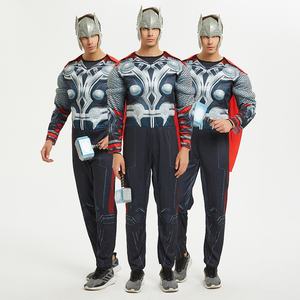 Costume de cosplay XJ en coton pour homme, inspiré de Iron <span class=keywords><strong>Man</strong></span>, Spider-<span class=keywords><strong>Man</strong></span> et Thor, avec effet musculaire pour adulte - Product Image 5