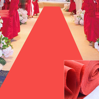 Dicker rutsch fester Teppich Hochzeitstag Feier Bühne Landebahn Eröffnung Roter Teppich Outdoor Indoor Ausstellung Teppiche