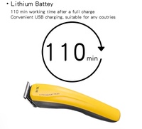 Tondeuse à cheveux électrique sans fil OEM avec logo personnalisé, autonomie de 110 minutes, lame en T à écartement zéro, kit de toilettage pour hommes et femmes, fournitures de barbier en gros