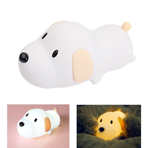 Led Kids Night Lights Usb Rechargeable Cute <strong>Dog</strong> Silicone <strong>Lamps</strong> With Touch Sensor for Baby Bedroom Night Light - Product Image 3