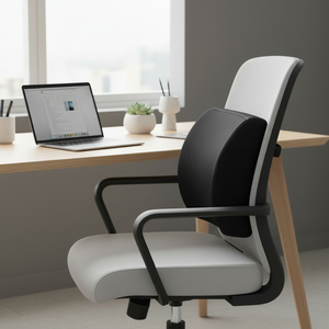 Coussin de dossier ergonomique portable, mousse de polyuréthane légère pour la maison, le bureau et les voyages - Product Image 1