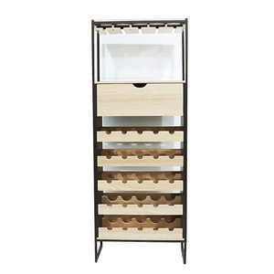 Buon prezzo industriale Vintage ferro legno <span class=keywords><strong>casa</strong></span> vino <span class=keywords><strong>angolo</strong></span> <span class=keywords><strong>Bar</strong></span> mobile mobile - Product Image 2