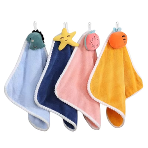 Nouvelle serviette de bain pour bébé, bavoirs, mouchoir, <span class=keywords><strong>doudou</strong></span> en tissu super doux, coton PP brodé, serviette de visage pour nouveau-né, cadeau d'anniversaire - Product Image 1