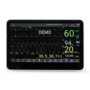 จอ CMS8500ผู้ป่วยระยะไกลแบบพกพาบางเฉียบมอนิเตอร์ผู้ป่วยอัจฉริยะจาก Contec