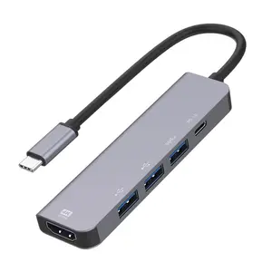 Externe HDMI-HD-PD, geeignet für Apple Mobile Laptop Mac Book Typ C 5-in-1-Dockingstation