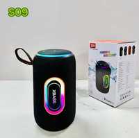 S-09 double extérieur sans fil Portable pour haut-parleurs Bluetooth Subwoofer Audio RVB pour ordinateur de bureau à domicile