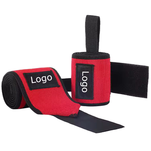 Fitness Cross Fit Safety Wrist Wraps Custom Logo Adjustable Wrist Support Weightlifting Wristband Strap Brace Thumb Loop - Product Image 1