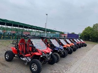 Dune Buggy certifié EPA avec service après-vente d'usine, côte à côte 4*4 Sand Master Renli 200cc 2 places Go Kart
