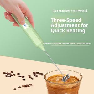 NOUVEAU Mousseur à lait sans fil rechargeable, mixeur électrique portatif, mini cafetière électrique, <span class=keywords><strong>fouet</strong></span> mélangeur avec USB pour le café - Product Image 5