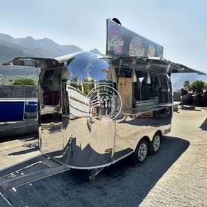 Mobile Food Trailer Fully Equipped <b>Kitchen</b> OEM Food Trailer Pizza Truck for <b>Sale</b> Street Food Cart - Product Image 5