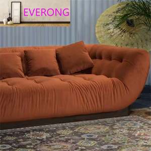 Sofá <span class=keywords><strong>de</strong></span> <span class=keywords><strong>Madera</strong></span> <span class=keywords><strong>de</strong></span> Diseño Creativo <span class=keywords><strong>de</strong></span> <span class=keywords><strong>Segunda</strong></span> <span class=keywords><strong>Mano</strong></span>, Estilo Mangostán Crema, Sofá Francés Moderno y Sencillo en Color Marfil - Product Image 1