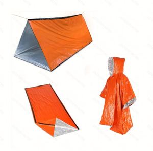 Kit de Secours Tout-en-Un avec Tente de Survie, Sac de Couchage et Poncho pour Activités de Plein Air - Product Image 1