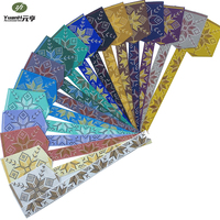 Kit de broderie au point de croix pour hommes africains, appliques de poche, patchs 100 % polyester, motif floral brodé pour DIY ethnique