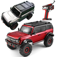 WLtoys 104020 Camioneta Todoterreno RC 1/10, Modelo de Vehículo de Escalada 4WD, Auto Eléctrico Todoterreno 2.4G con Luces