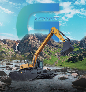 รถขุดสะเทินน้ำสะเทินบก XE220GS แรงกดพื้นต่ำพิเศษ สำหรับพื้นที่ลุ่มน้ำลึก หนองน้ำ และพื้นที่มีพีทบอค - Product Image 6
